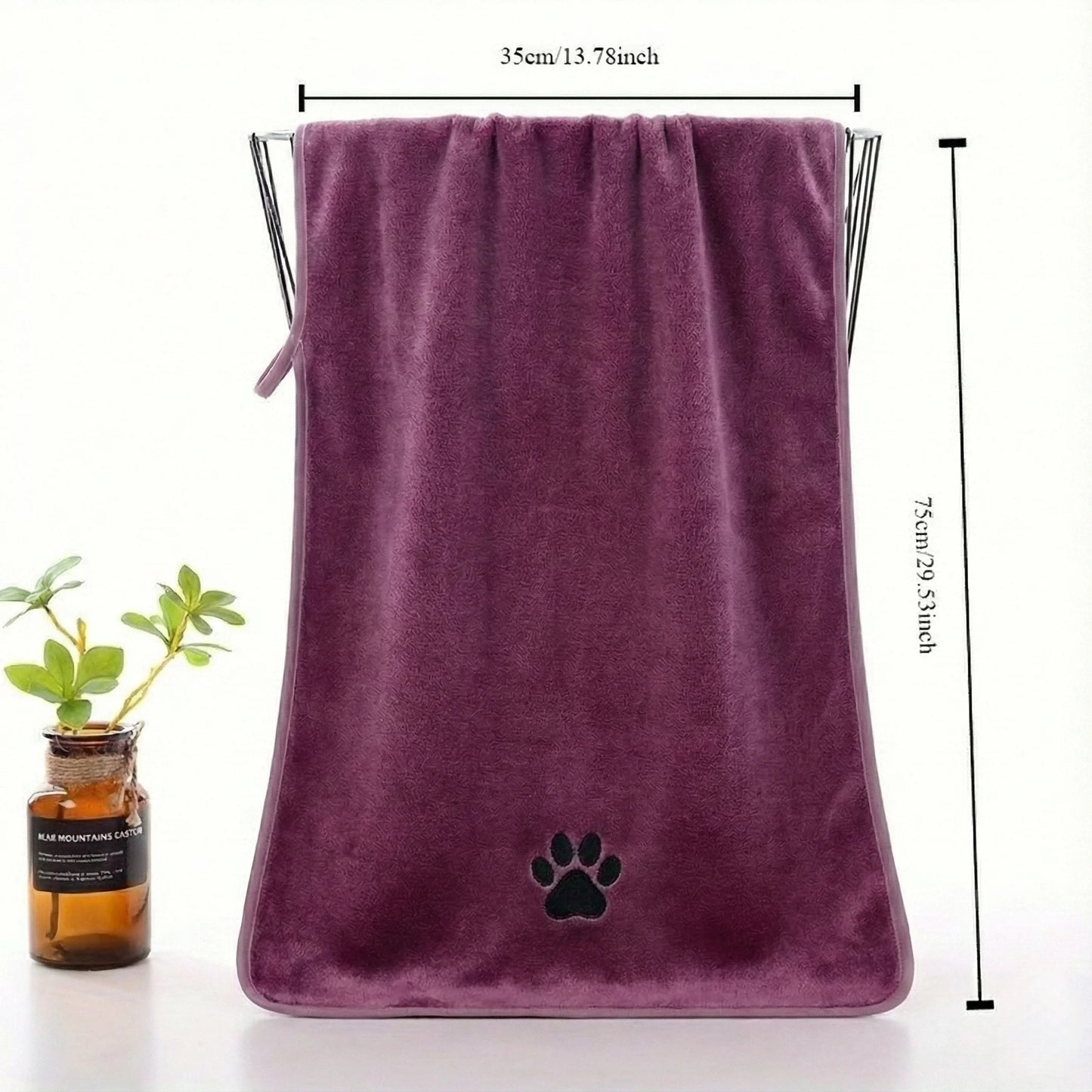 Super Soft Pet Bath Towel (75x35cm )