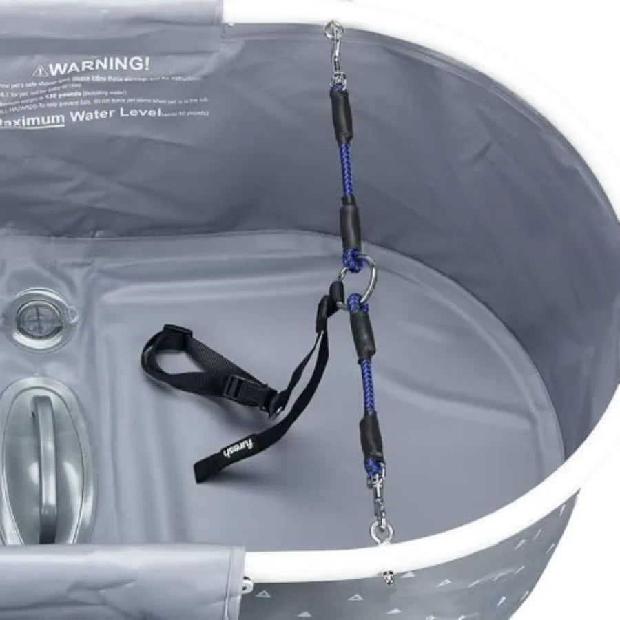 Elevated Foldable Portable Dog Bath