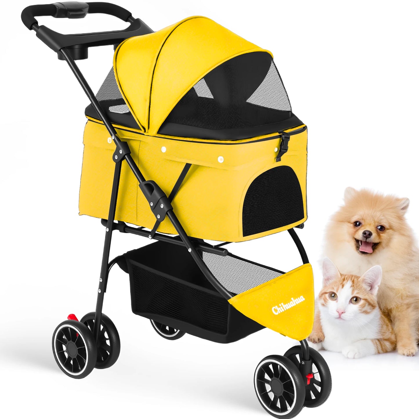 Pet Stroller ,3 Wheels Foldable with Mesh Canopy
Outdoor Travel