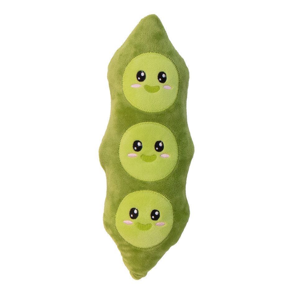 Eastland Plush Squeaky Pea Interactive Dog & Cat Toy 12in