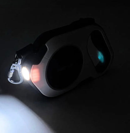 LED Retractable Dog Leash  W/Flashlight
