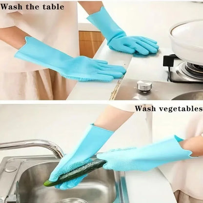 Pet Bathing Glove - Scrubber Mitt Bite-Resistant
