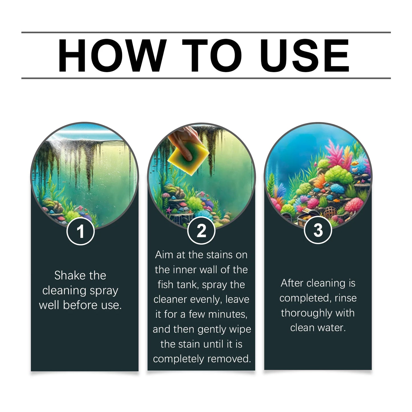 Fish Tank Water Cleaner Prevent Algae Growth