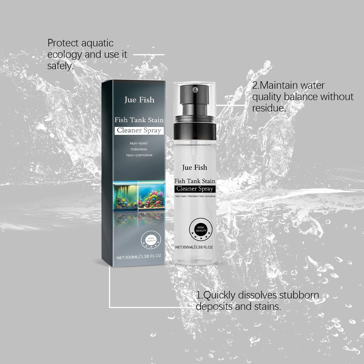 Fish Tank Water Cleaner Prevent Algae Growth