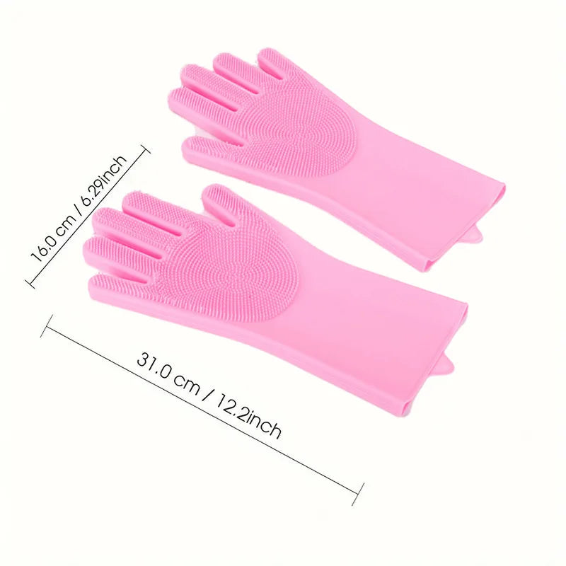 Pet Bathing Glove - Scrubber Mitt Bite-Resistant
