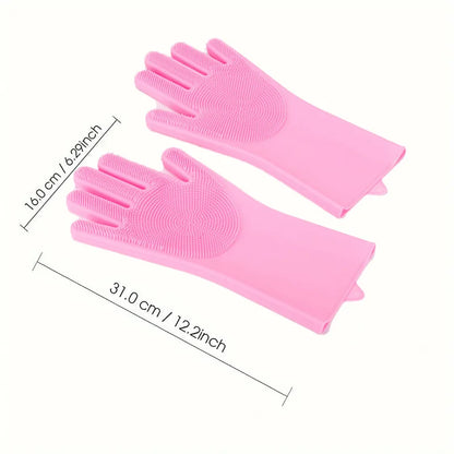 Pet Bathing Glove - Scrubber Mitt Bite-Resistant