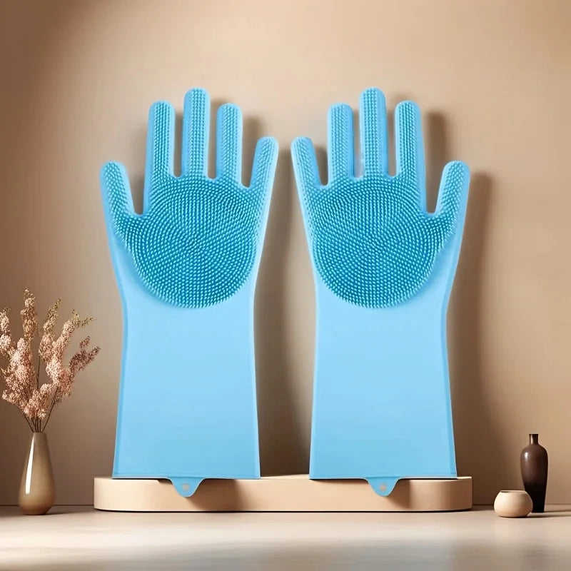 Pet Bathing Glove - Scrubber Mitt Bite-Resistant