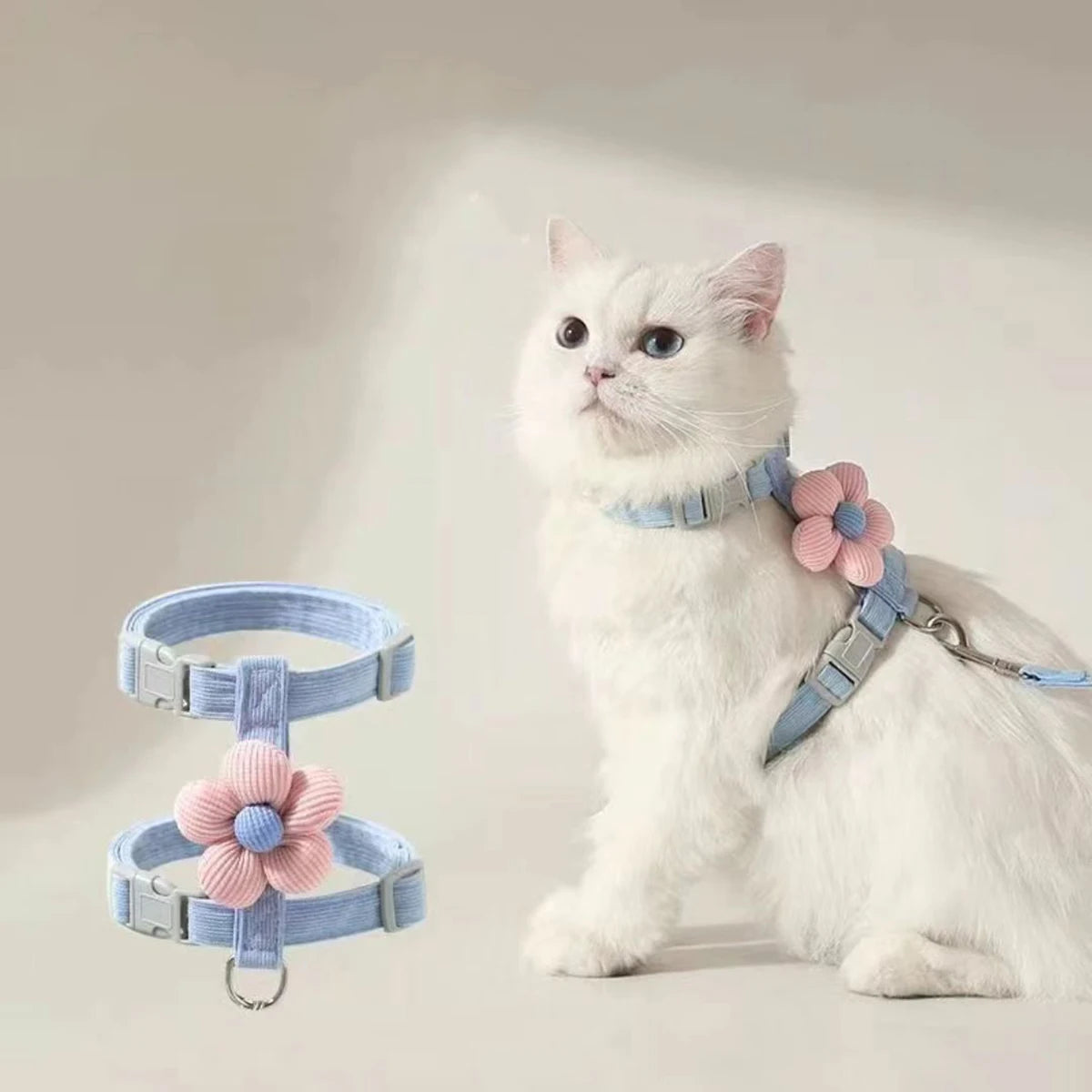 Adjustable Harness for Small Dog & Cat Leash Breathable