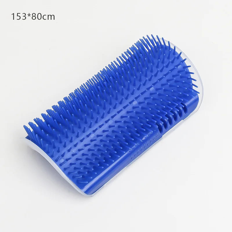 Cat Massage Tool Pet Hair Removal Massage Comb Wall Corner Self Cleaning