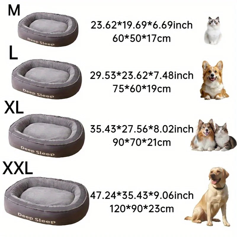 Kennel l Donut  Soft Washable Dog Cat Cushion