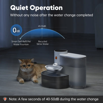 Pet Intelligent Water Dispenser Automatically Purifies The Wireless Drinking Bowl