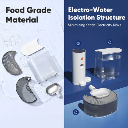 Pet Intelligent Water Dispenser Automatically Purifies The Wireless Drinking Bowl