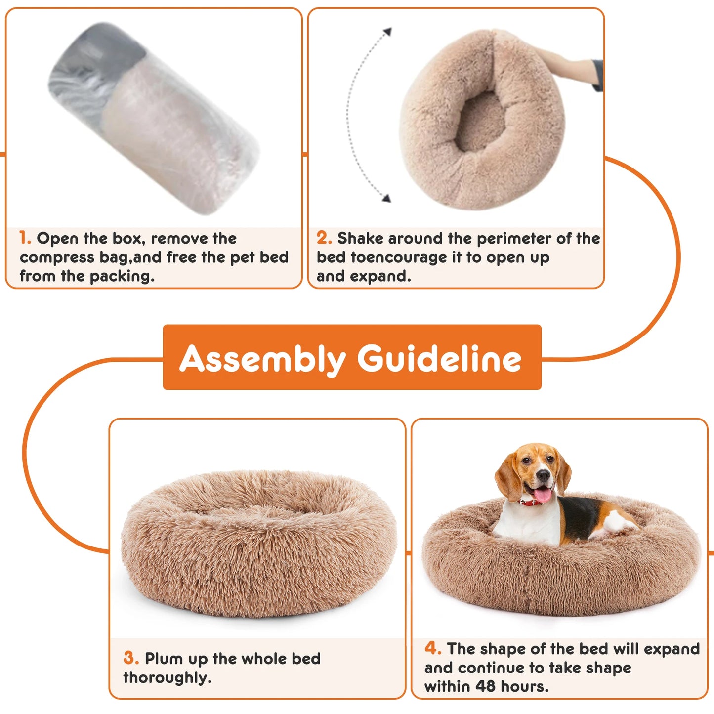 Calming Dog Bed  / Washable