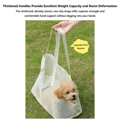 Mesh Pet Carrier Bag Breathable Summer  Pet Tote