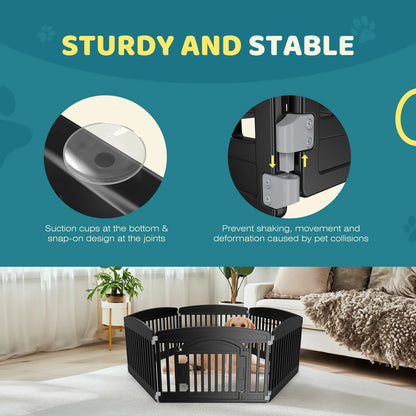 Dog Playpen 6 Panel 24IN Expandable