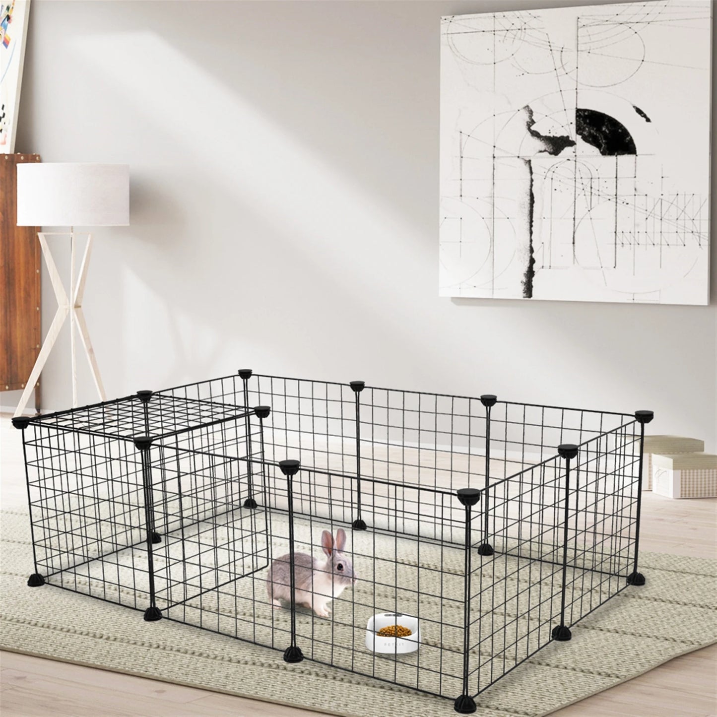 Pet Playpen Small Animal Cage Indoor /Crate Fence