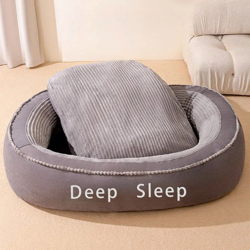 Kennel l Donut  Soft Washable Dog Cat Cushion