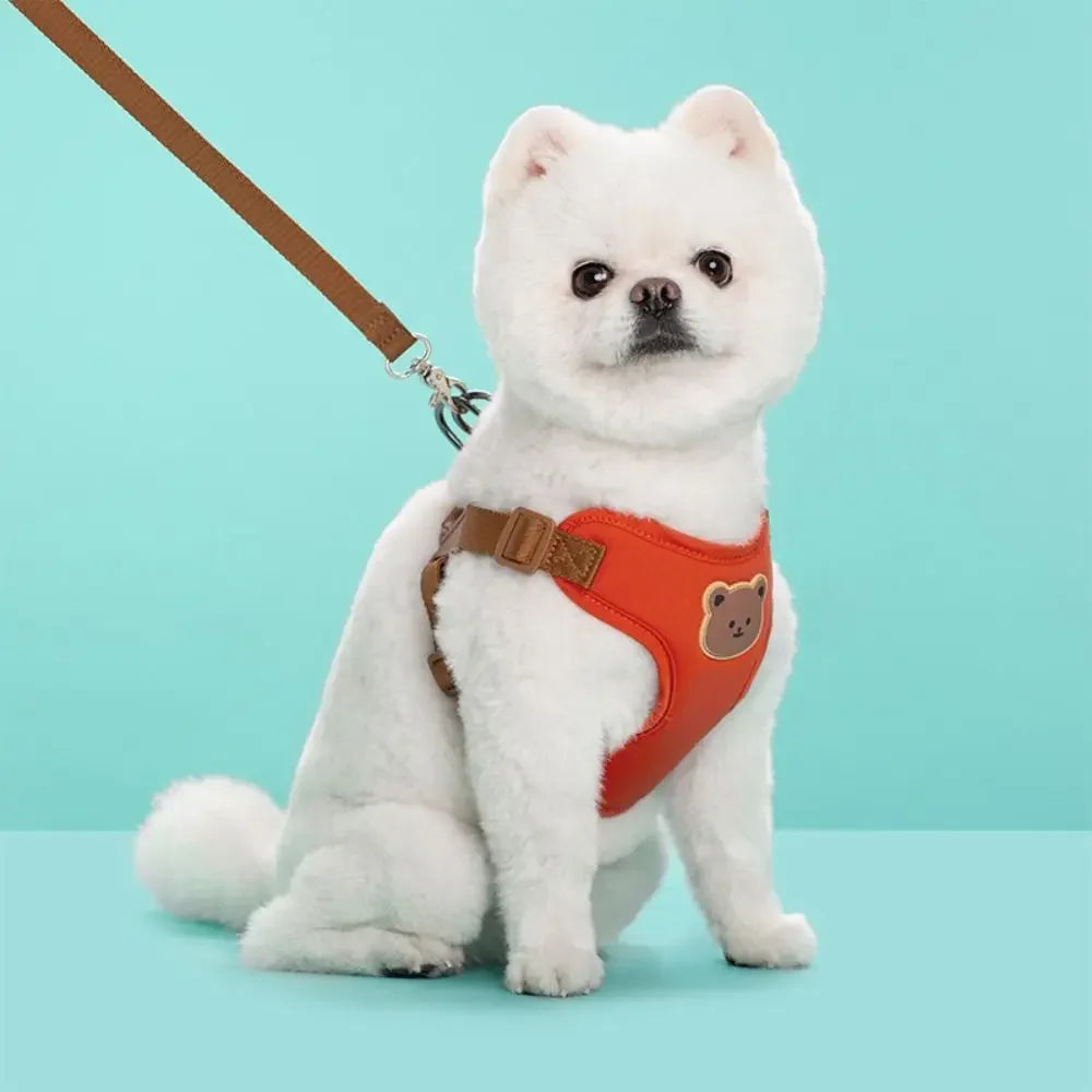 Cute Pet Harness Leash Anti-Escape Adjustable For Small Medium Dog Cat