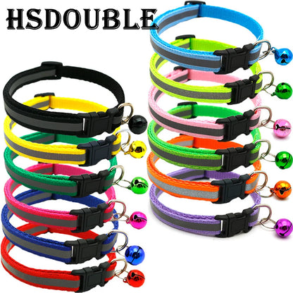 2Pcs/Pack 12 Colors Reflective Adjustable collars