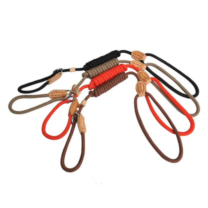 Slip Rope Lead Leash Heavy Duty Braided Rope