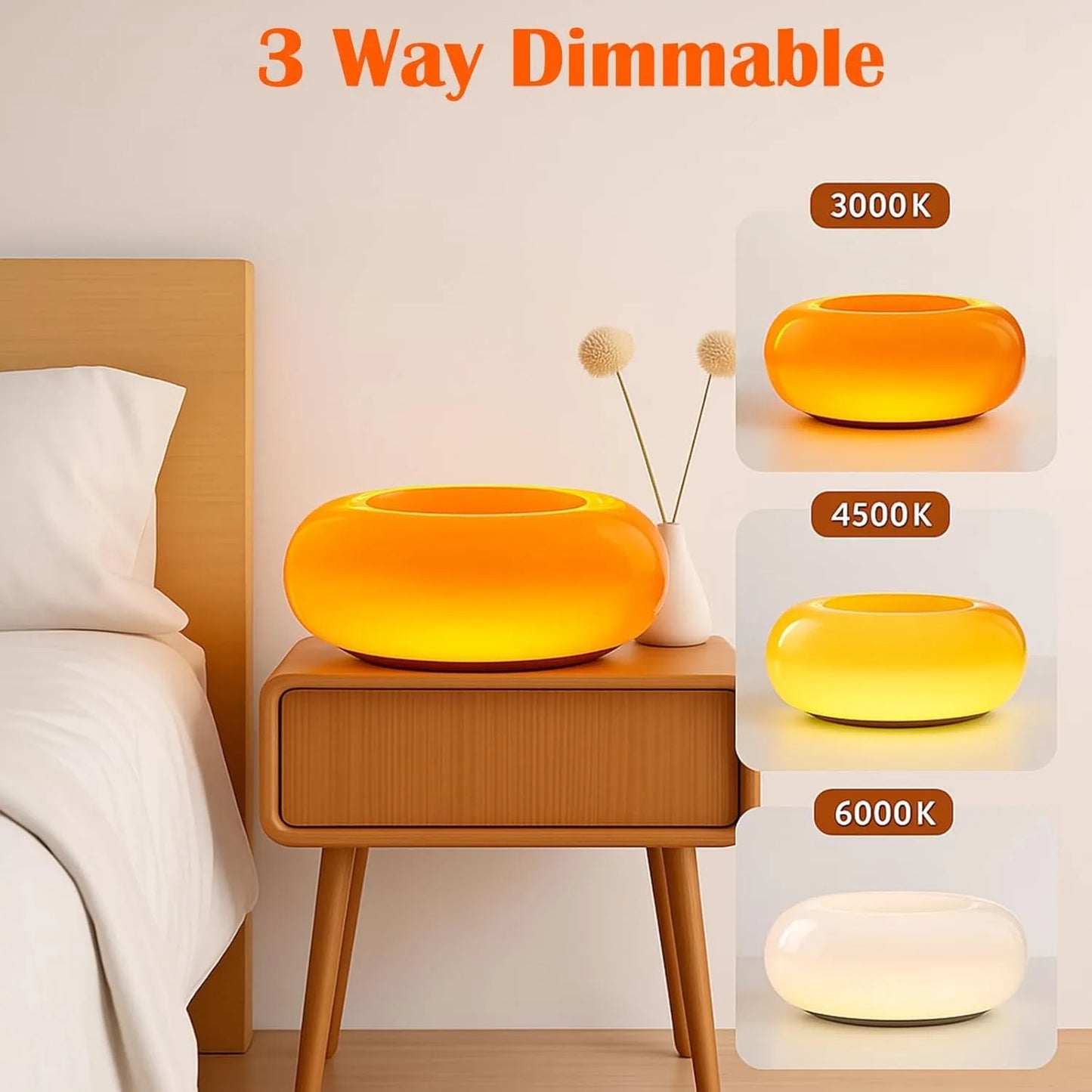 Cozy Ambient Light, Touch Control,Warm Color