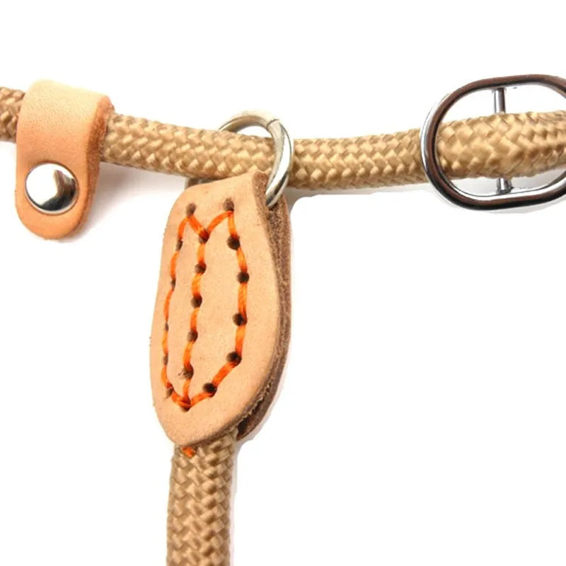 Slip Rope Lead Leash Heavy Duty Braided Rope