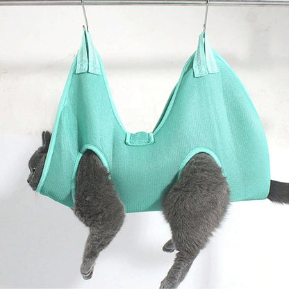 A Suit OF Cat Dog Grooming Anti Scratch Bite Fixed Bag Bath Trimming Restraint Bag Pet Beauty Hammock Hanging Pet Supplies