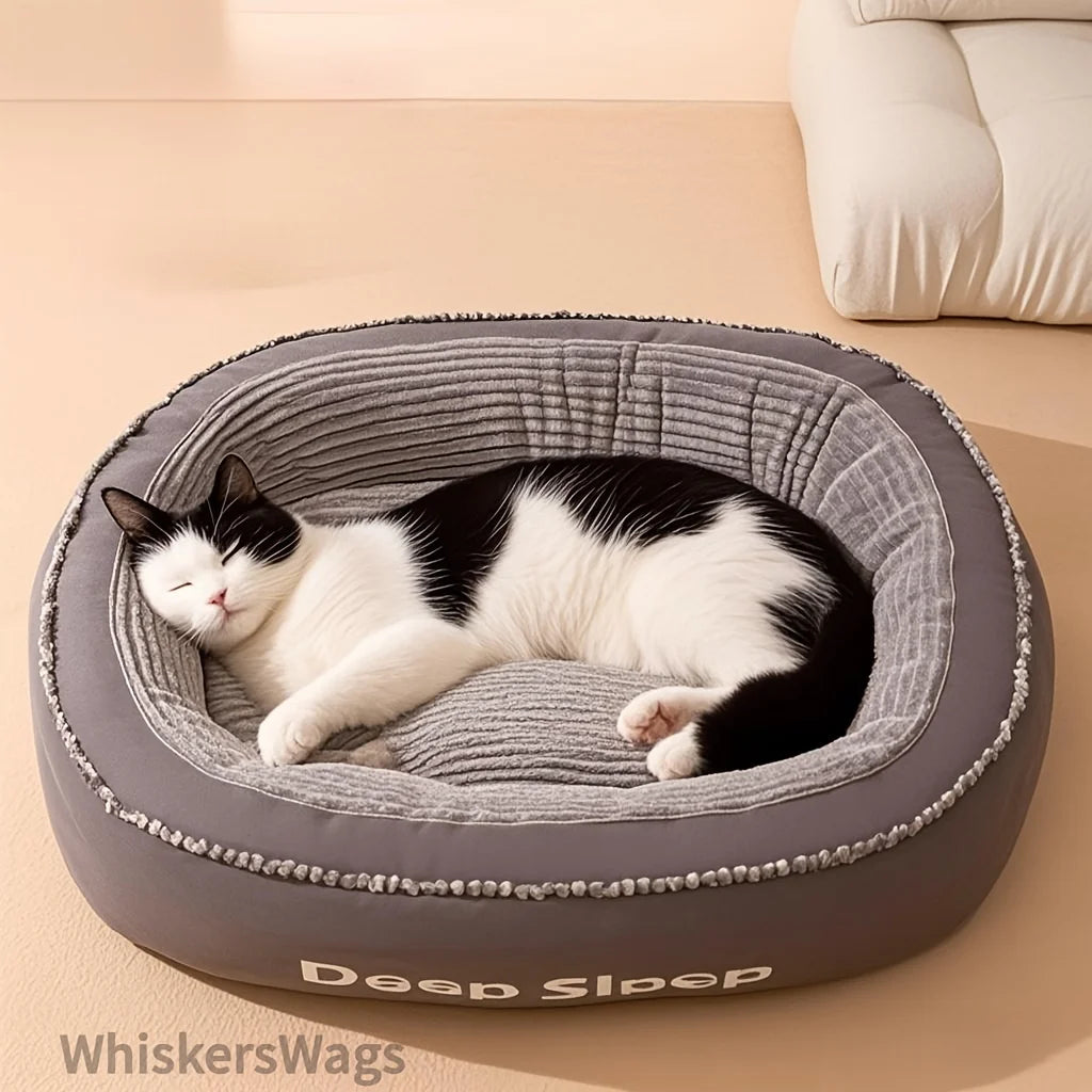 Kennel l Donut  Soft Washable Dog Cat Cushion