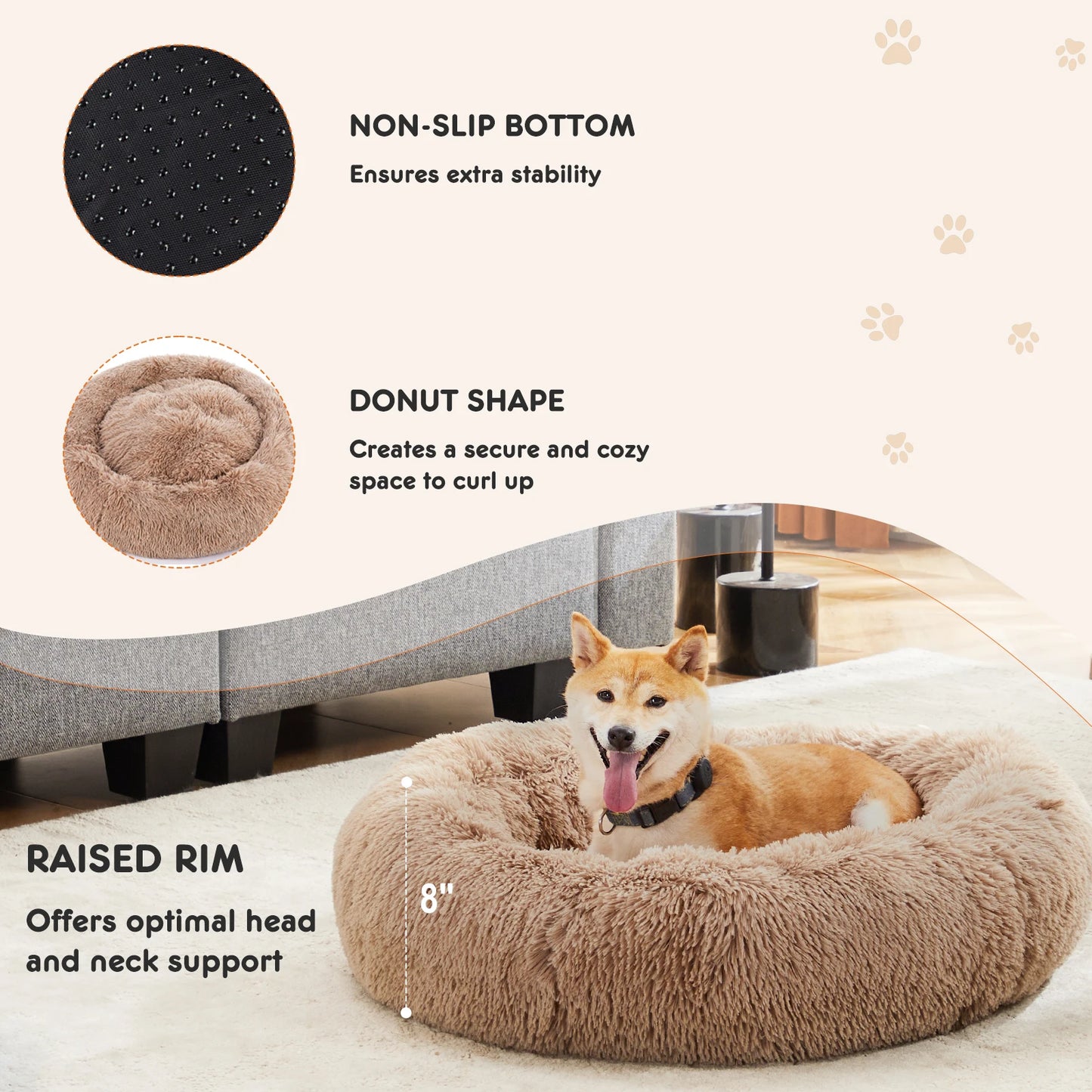 Calming Dog Bed  / Washable