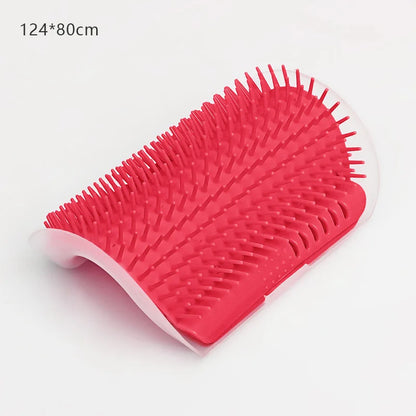 Cat Massage Tool Pet Hair Removal Massage Comb Wall Corner Self Cleaning