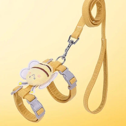 Cat Small Dog Harness Leash Collar Outdoor Walking