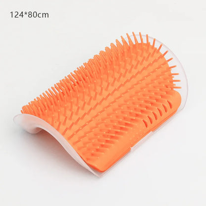 Cat Massage Tool Pet Hair Removal Massage Comb Wall Corner Self Cleaning