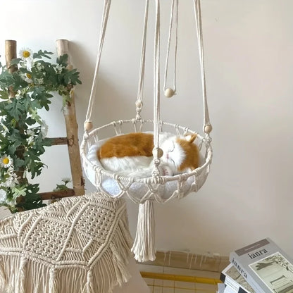 Rope Cat Hammock / Fits 2 Cats