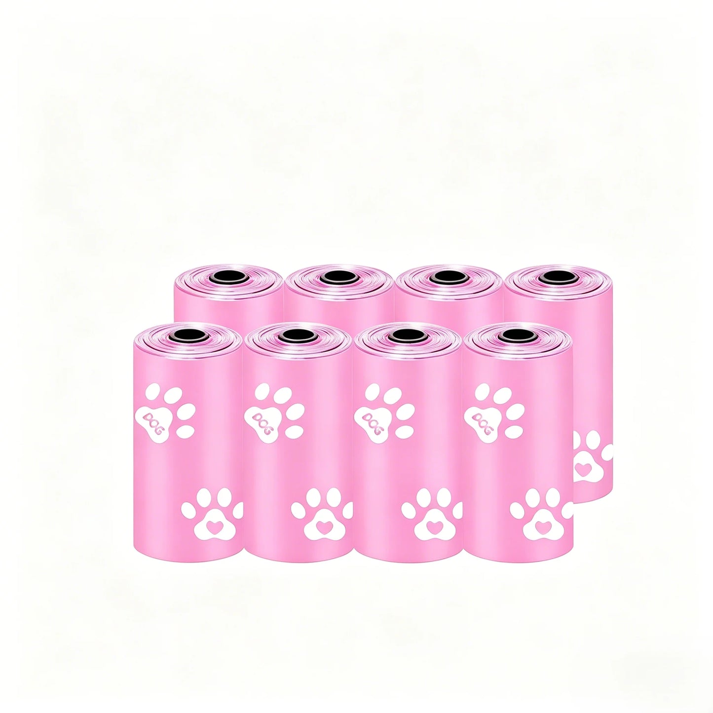 Lavender Scented Dog Poop Bags  Cute Paw Print  Dog Pick Up Bags,