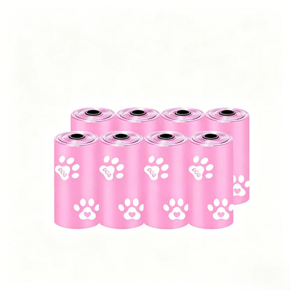Lavender Scented Dog Poop Bags  Cute Paw Print  Dog Pick Up Bags,