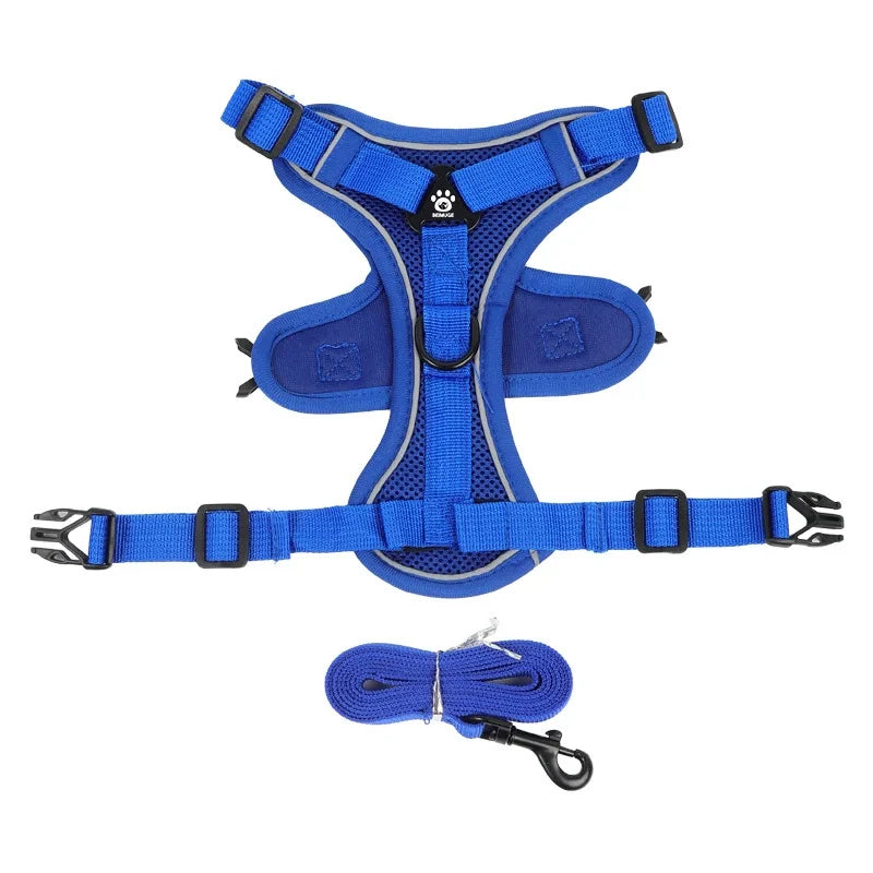 No Pull Harness and Leash Set Vest for  Small Dogs  & Cats