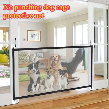 1-piece  retractable pet fence, cat and dog protection and isolation