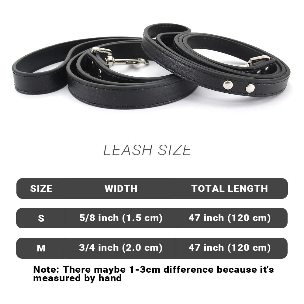 Leather Pet Walking Training Leads