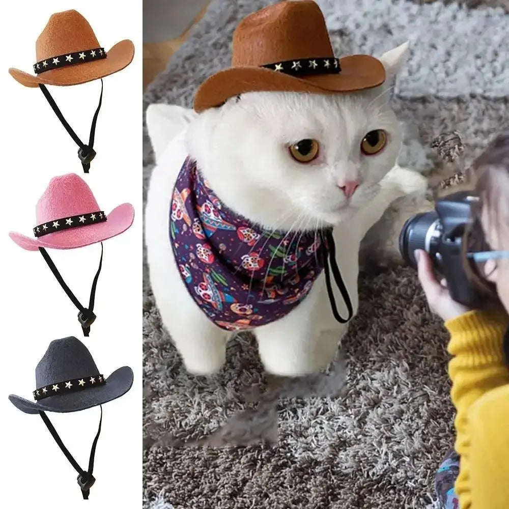 Adjustable Fun Pet Dog Hat , Outdoor Summer Pet Accessorie