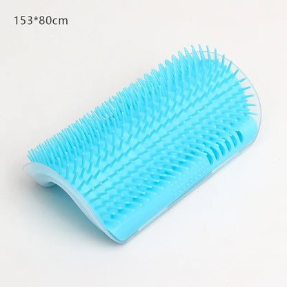 Cat Massage Tool Pet Hair Removal Massage Comb Wall Corner Self Cleaning