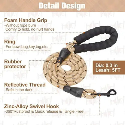 Safe Harness for Small Dogs & Cats – Set – Safe & Reflective for Puppy