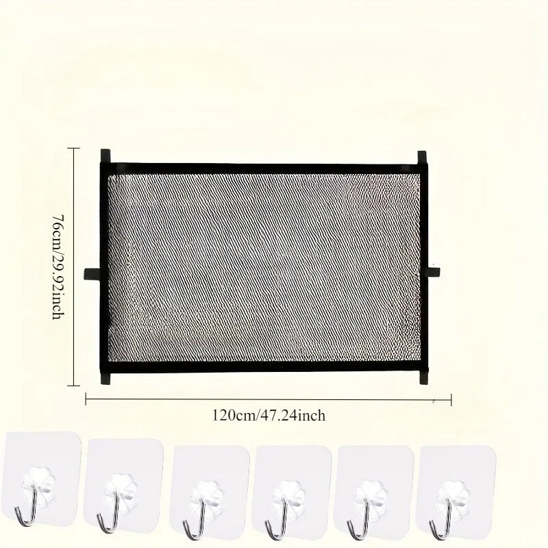 1-piece  retractable pet fence, cat and dog protection and isolation