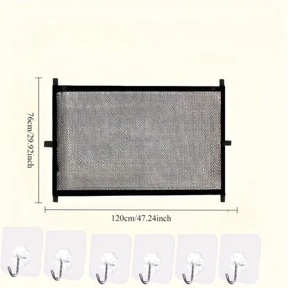 1-piece  retractable pet fence, cat and dog protection and isolation