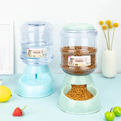 Large Capacity Pet Feeder Bowls Water Dispenser