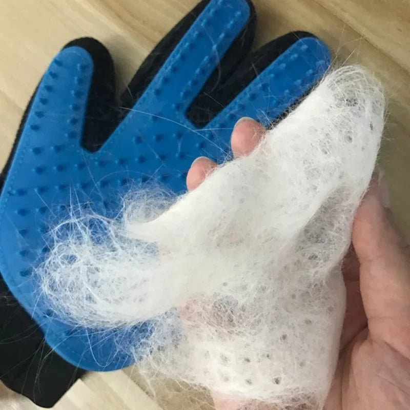Pet Hair Remover Gloves , Hair Deshedding Brush