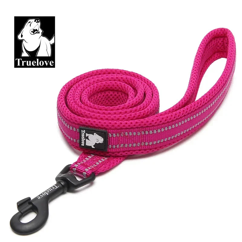 Soft Pet Leash Reflective Nylon Mesh Padded
