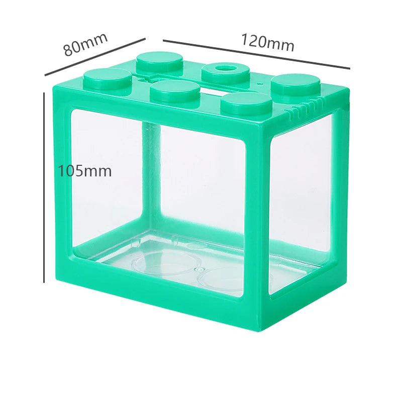 Building Blocks USB Mini Aquarium With LED Light
