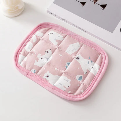 Small Pet Cooler Mat Summer  , Ice Silk Cool Feeling Pet Mat