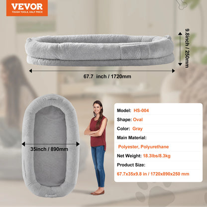Human Dog Bed Human with Washable Cover