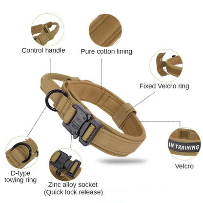 Dog Collar Leash Set Adjustable  Leash  Dog Training Accessories
